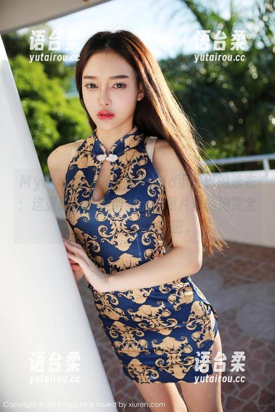 MyGirl美媛馆 - Angela小热巴的泳衣：这张原图真是敢穿呀，照片里的她完全泄露了一些小秘密。