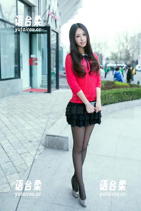 TuiGirl - 郑瑞熙无圣光下的小骚动，网袜美实在很诱人。